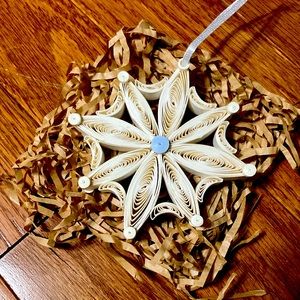 Quilled Snowflake Ornament